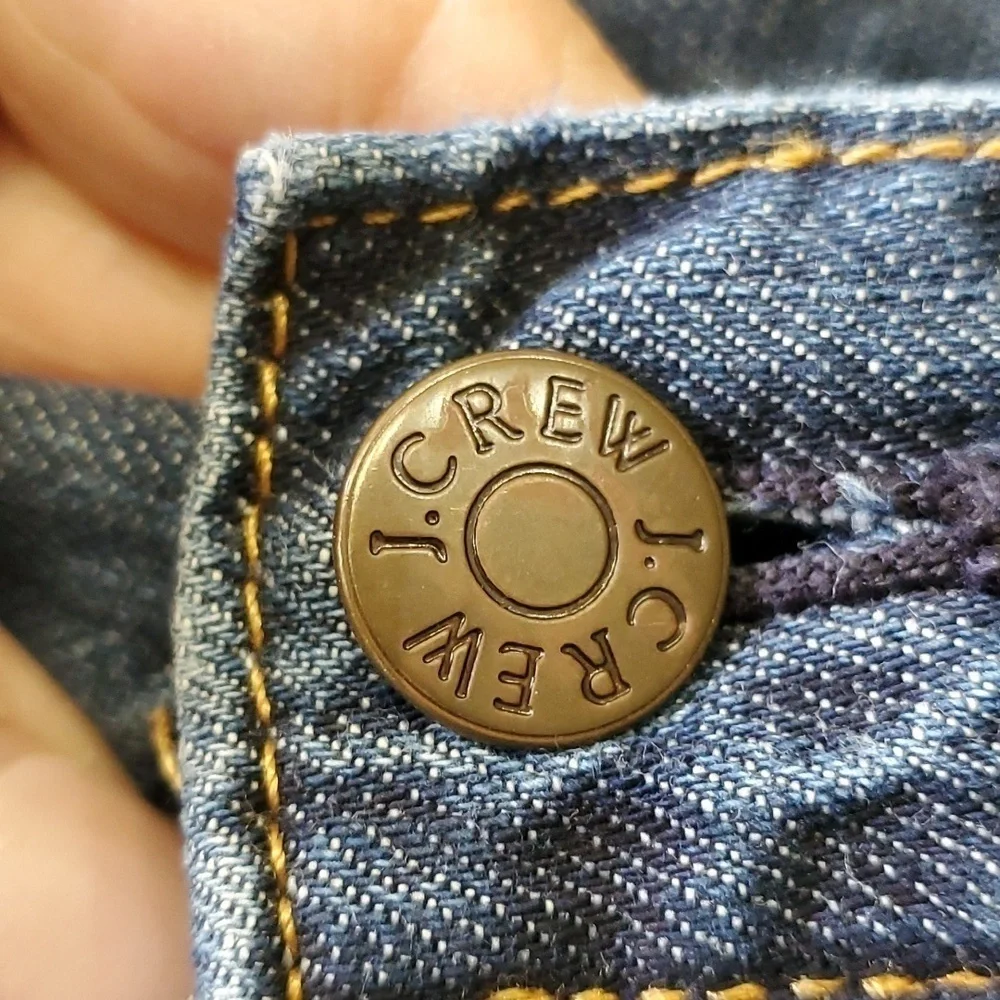 J.CREW MENS BLUE‎ JEANS, size 33 X 30. StrIaight Fit throught hip & thigh. Good